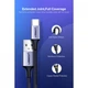 Дата кабель USB 2.0 AM to USB-C 3.0m 3.0A 18W US288 Space Gray Ugreen (60408) (321781) - изображение 5