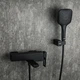 Смеситель в ванную чёрного цвета Gappo G3217-6 - изображение 4