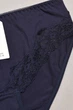 Трусы женские темно-синего цвета с гипюровыми вставками UOMO размер 42-44 (207859) - изображение 3