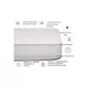 Наматрацник MirSon № 967 Natural Line Стандарт Cotton Aloe Vera 160x200 см (2200000838957) (333309) - зображення 3