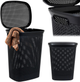 Kosz na pranie Bathroom Solutions plastikowy Czarny 60 l (8720573156745) - obraz 6