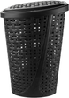Кошик для білизни Orion пластиковий Чорний 45 л (8694917007539) - зображення 3