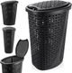 Кошик для білизни Orion пластиковий Чорний 45 л (8694917007539) - зображення 6