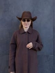 Капелюх ковбойка замшевий D.Hats колір коричневий - зображення 8