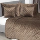 Покрывало ТЕП "VELOUR" Coffee/Ромб круглый, 150x210 - изображение 5