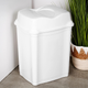 Сміттєвий кошик Orion пластиковий 28 л Білий (8592381171032) - зображення 4