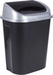 Сміттєвий кошик Vilde пластиковий 25 л Чорний (8720573562324) - зображення 1