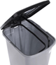 Сміттєвий бак Orion пластиковий з педаллю 15 л Сірий (8694064010956) - зображення 4