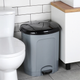 Сміттєвий бак Orion пластиковий з педаллю 50 л Сірий (8592381171551) - зображення 5