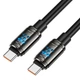 Кабель HOCO Type-C до Type-C Joy charging data cable U143 |1.2m, 240W| Black - изображение 2