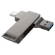 Флеш-накопитель HOCO UD15 256GB USB-A/USB-C Grey (17546) - изображение 4