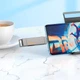 Флеш-накопитель HOCO UD15 Grey 128GB USB-A USB-C USB 2.0 OTG для смартфона ноутбука ПК металлический корпус (17545) - изображение 4
