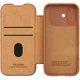 Кожаный чехол-книжка Nillkin Qin Pro Camshield для Apple iPhone 17 (6.3") Brown - изображение 5