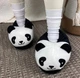 Тапочки Кигурми игрушки Kigurumi Панда Домашние Плюшевые Мужские Черный с белым 36-43 (М753103) - изображение 1
