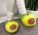 Тапочки Кигурми игрушки Kigurumi Авокадо Домашние Плюшевые Мужские Зеленый 36-43 (М753088) - изображение 5