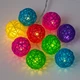 Светодиодная гирлянда UFT с ротанговыми шариками мультиколор Rattan Ball Lights - изображение 3