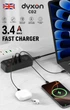 Сетевой фильтр-удлинитель Dyxon C02 4xUSB-C + 2xUSB-A FAST CHARGER 2M White (DXN-C02-2M-W) - изображение 2