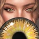 Натуральные карие контактные линзы - Айс Голд 2шт. от ELITE Lens - изображение 1