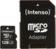 Karta pamięci Intenso microSDXC 128GB Class 10 UHS-I U1 + adapter SD (3424491) - obraz 1