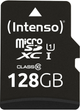 Karta pamięci Intenso microSDXC 128GB Class 10 UHS-I U1 + adapter SD (3424491) - obraz 2