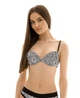 Бюстгальтер пуш-ап хлопок Jasmine Aida 1802/15 бело-черный 70B - изображение 1