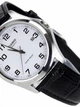 Мужские часы Casio MTP-1183E-7B белые 30 м - изображение 5