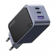 Мережевий зарядний пристрій Ugreen X553 Nexode Air GaN Tech USB + 2 x USB Type-C 65W (35042) Grey - зображення 2