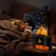 Лампа зволожувач повітря Docsal Flame 3в1 із соляним камінням - зображення 6