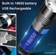 Фонарь ручной аккумуляторный с зумом BL K31 USB CHARGE компактный в карман для дома дачи похода отдыха туризма кемпинга металлический - изображение 4