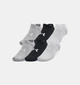 Шкарпетки Under Armour Essential No Show 6Pk 1382611-002 34-38 - изображение 1