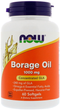 Олія огірковика Now Foods Borage Oil 1000 мг 60 м'яких желатинових капсул (733739017208) - зображення 1