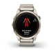 Смарт-часы Garmin Epix Pro Gen 2 Sapphire 42mm Soft Gold w. Cream H. Nylon Band (010-02802-20) - изображение 2
