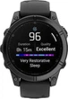 Смарт-часы Garmin Fenix E 47mm AMOLED Slate Gray Steel with Black Silicone Band (010-03025-03/01) - изображение 4