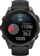 Смарт-часы Garmin Fenix 8 43mm AMOLED Sapphire Carbon Gray DLC Tit. w. Black/Pebble Gray S. Band (010-02903-20/21) - изображение 3