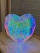 Новогоднее украшение MIS LT Сердце голографическое с LED-подсветкой - изображение 1