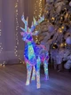Новогоднее украшение MIS LT Олень голографический с LED-подсветкой - изображение 3