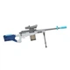 Снайперская винтовка Wenyi AWM Blaster Zone 87см мягкие патроны 12шт, очки, ремень WY2104B - изображение 6