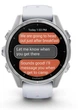 Спортивний годинник Garmin Fenix 8 43mm AMOLED Silver with Whitestone Silicone Band (010-02903-00) - изображение 1
