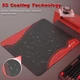 Игровой Коврик Attack Shark CM02 Black-Red 450x400x4 мм толщина - изображение 3