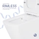 Унитаз-компакт Qtap Crow Eco безободковый с сиденьем Soft-close QTCRO27W48750 - изображение 6