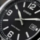 Мужские классические часы Casio MTP-V004D-1B2 серебристые с чёрным циферблатом - изображение 4