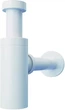 Сифон для раковины Devit DVPL002 колбовый 1 1/4" x 32 мм белый - изображение 1