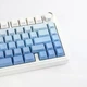 Бездротова ігрова механічна клавітура AULA F75 Cloud blue / Блакитно-білий градієнт / Бічне гравірування - изображение 11