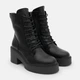 Женские демисезонные берцы кожаные высокие Camalini 0629/4 38 25.3 см Черные (ROZ6501022856) - изображение 3