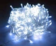 Вулична світлодіодна гірлянда 30 м 600 LED Холодне біле світло, 8 режимів IP44 на ялинку, будинок, терасу, перила - зображення 3