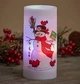 Рождественская LED-лампа с проектором — Светильник-проектор с движущимися праздничными узорами (елка, снеговик) - изображение 3