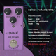 Педаль эффектов Saphue US Dream для электрогитары, педаль Distortion, True Bypass, металлический корпус, 9 В - изображение 7
