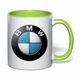 Чашка с печатью "BMW" (цвет салатовый) (34045) - изображение 2