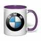 Чашка з друком "BMW" (колір фіолетовий) (34049) - зображення 2