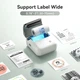 Портативный Bluetooth термопринтер Niimbot B31 (колір сірий) для наклеек и этикеток - изображение 4